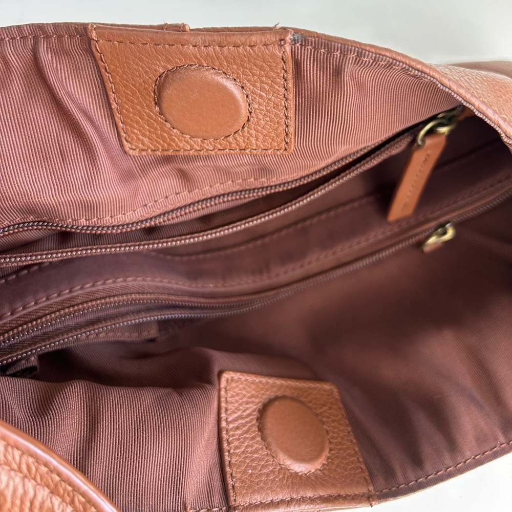 KOOBA SOFT SLOUCHY TAN PEBBLE LEATHER HOBO OVERSIZED SHOULDER PURSE BAG - Picture 10 of 13